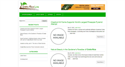Desktop Screenshot of costaricalive.com